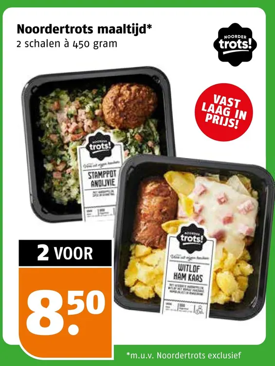 Aanbieding: Noordertrots maaltijd