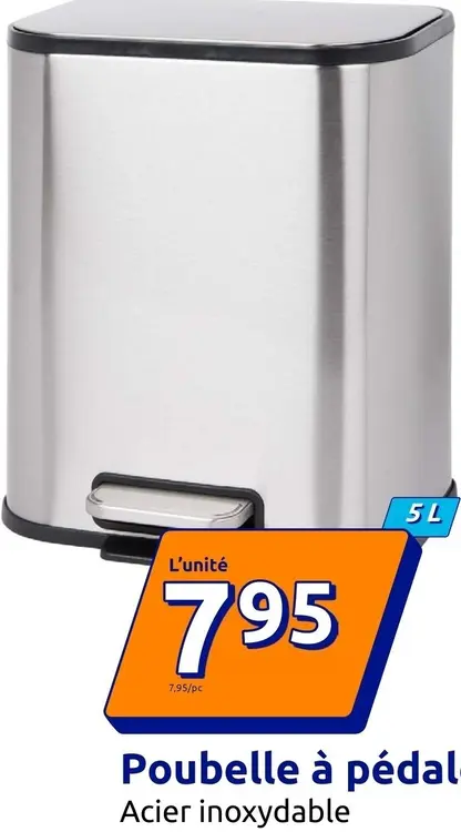 Offre: Poubelle à pédale