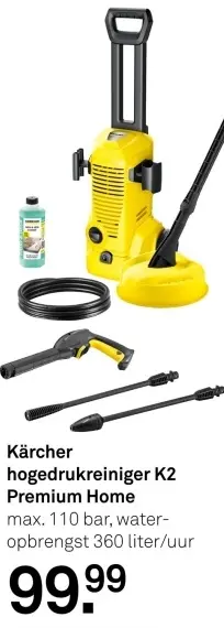 Aanbieding: hogedrukreiniger K2 Premium Home