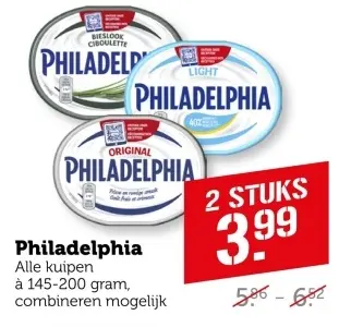 Aanbieding: Philadelphia