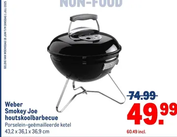 Aanbieding: Smokey Joe houtskoolbarbecue