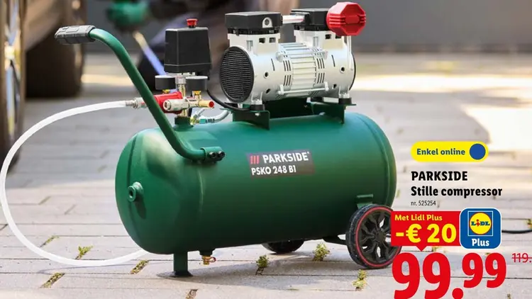 Promotie: Stille compressor