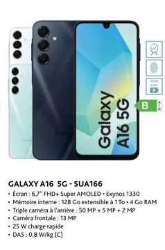 Offre: Galaxy a16 5g - sua166