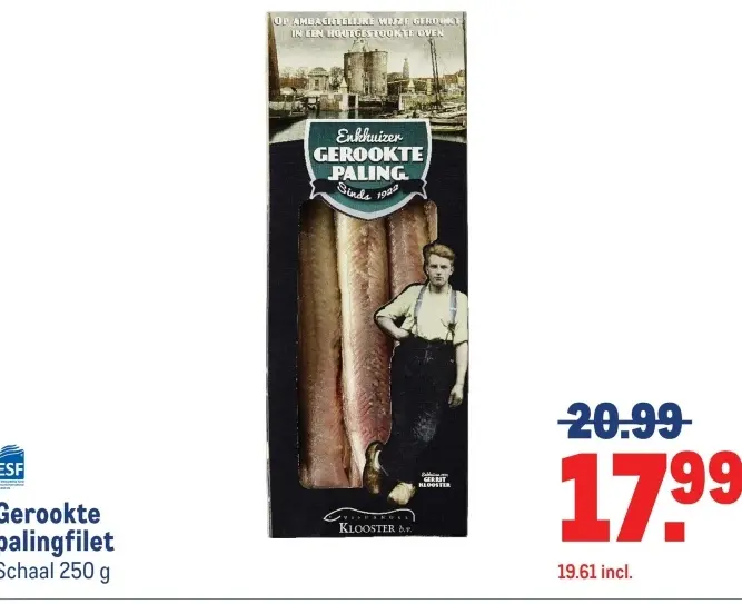 Aanbieding: Gerookte palingfilet