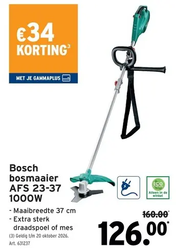Promotie: bosmaaier AFS 23-37 1000W