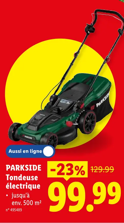 Offre: Tondeuse électrique