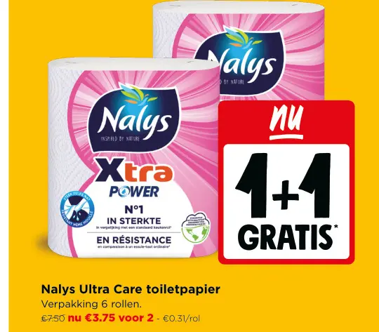 Promotie: Ultra Care toiletpapier