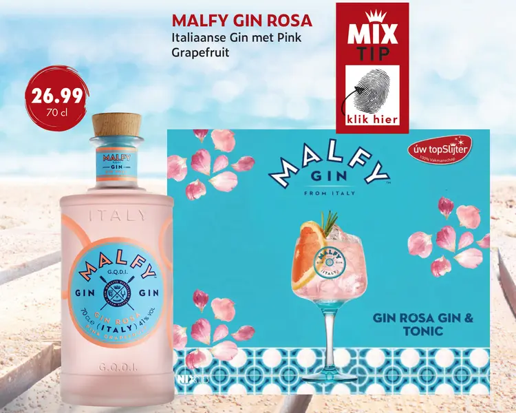 Aanbieding: Malfy gin rosa