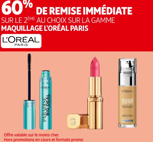 Promotie: La gamme maquillage L'Oréal Paris