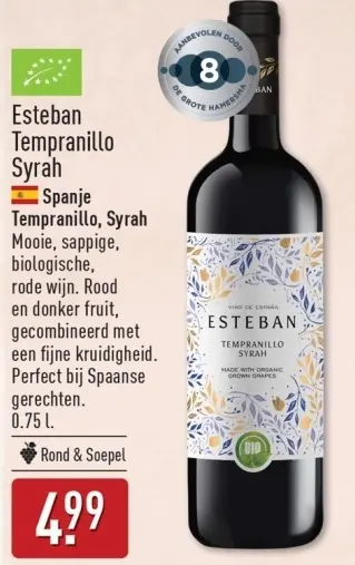 Aanbieding: Tempranillo Syrah