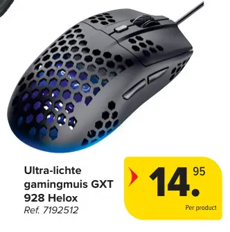 Aanbieding: gamingmuis GXT 928 Helox