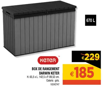 Aanbieding: BOX DE RANGEMENT DARWIN