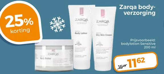 Aanbieding: Zarqa bodyverzorging