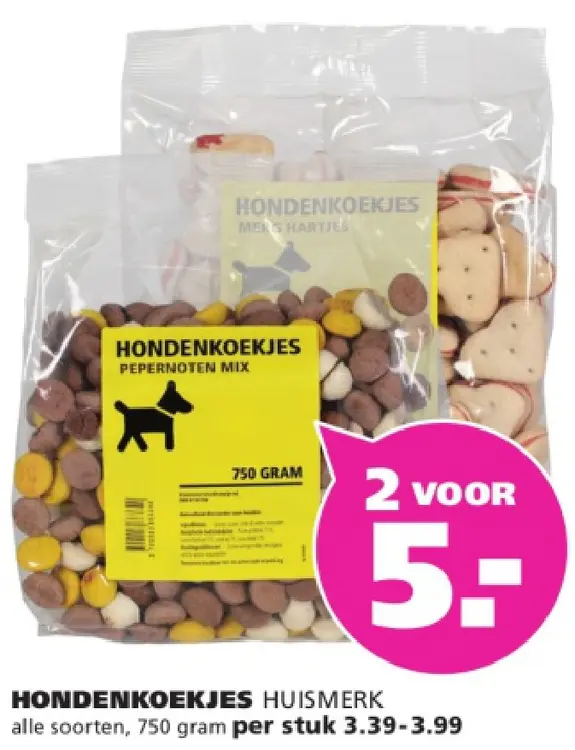 Aanbieding: Hondenkoekjes huismerk