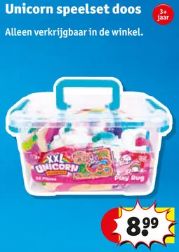 Aanbieding: Unicorn speelset doos