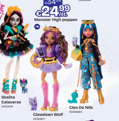 Promotie: Monster High poppen