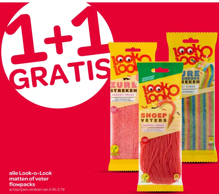 Aanbieding: Look-o-Look matten of veter flowpacks