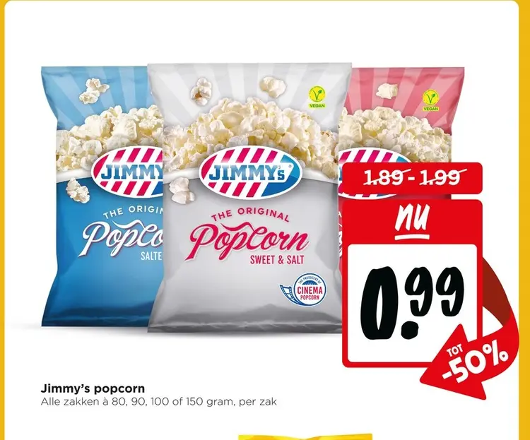 Aanbieding: Jimmy's popcorn
