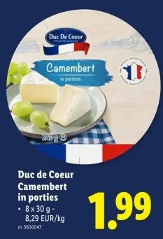 Promotie: Camembert