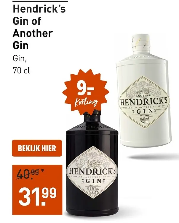 Aanbieding: Hendrick's Gin of Another Gin