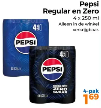 Aanbieding: Regular en Zero