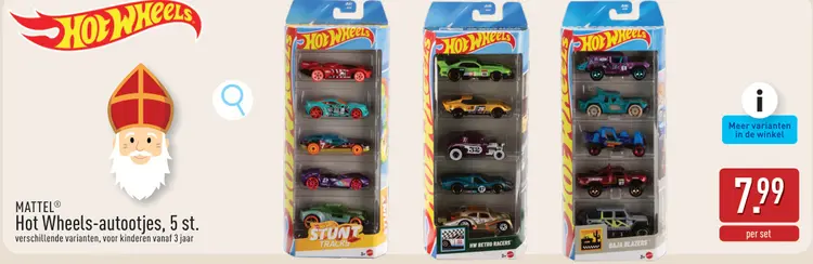 Aanbieding: Hot Wheels-autootjes