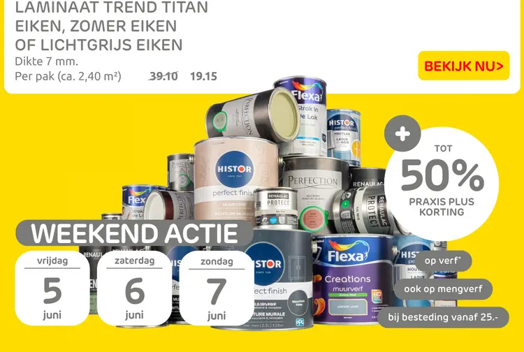 Aanbieding: Laminaat trend titan eiken, zomer eiken of li