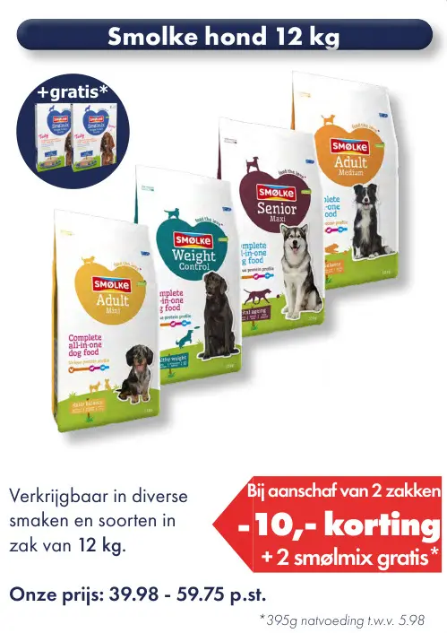 Aanbieding: Hondenvoer 12 kg