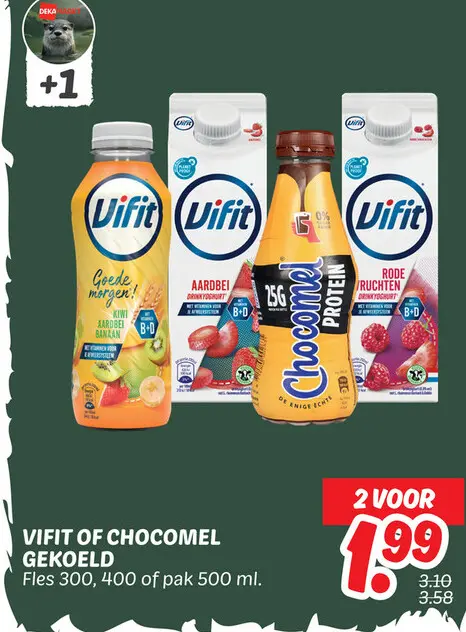 Aanbieding: Vifit of Chocomel gekoeld