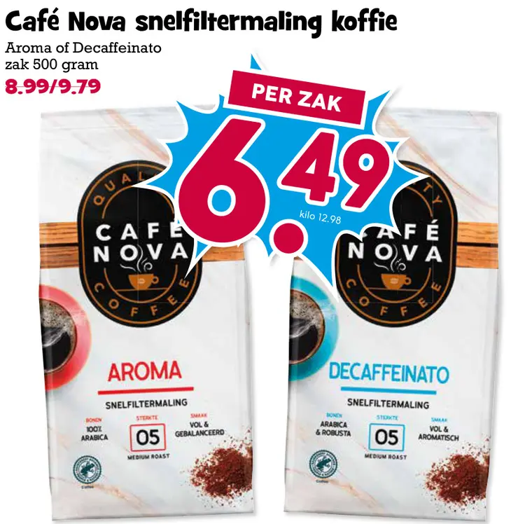 Aanbieding: Snelfiltermaling koffie
