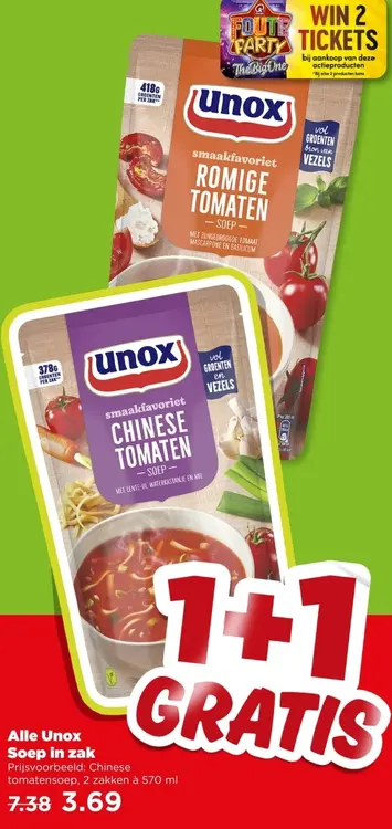 Aanbieding: Soep in zak