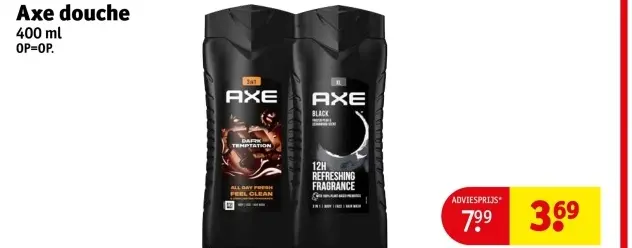 Aanbieding: Axe douche