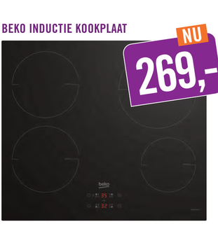 Aanbieding: BEKO INDUCTIE KOOKPLAAT