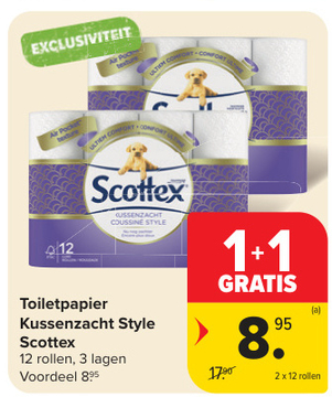 Aanbieding: Toiletpapier Kussenzacht Style