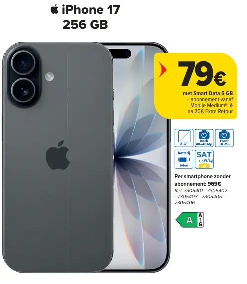 Aanbieding: iPhone 17