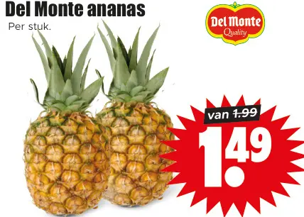 Aanbieding: ananas