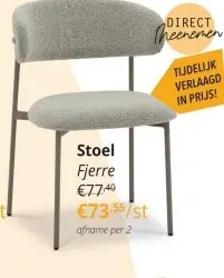 Aanbieding: Stoel Fjerre