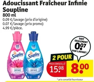 Offre: Adoucissant Fraîcheur Infinie