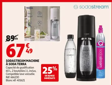 Aanbieding: Sodastream machine a soda terra