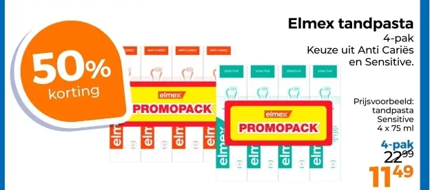 Aanbieding: Elmex tandpasta