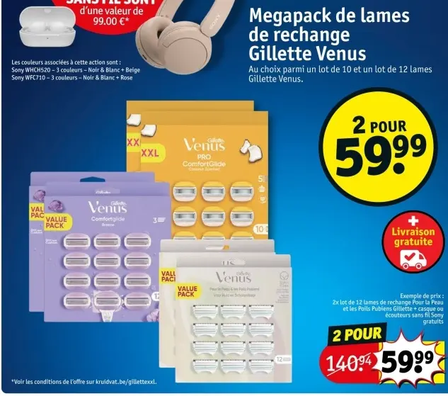 Offre: Gillette Venus