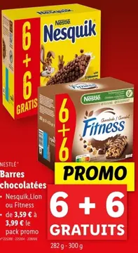 Offre: Barres chocolatées