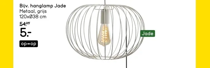 Aanbieding: hanglamp Jade