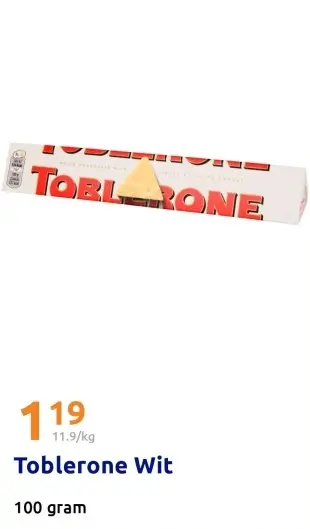 Aanbieding: Toblerone Wit