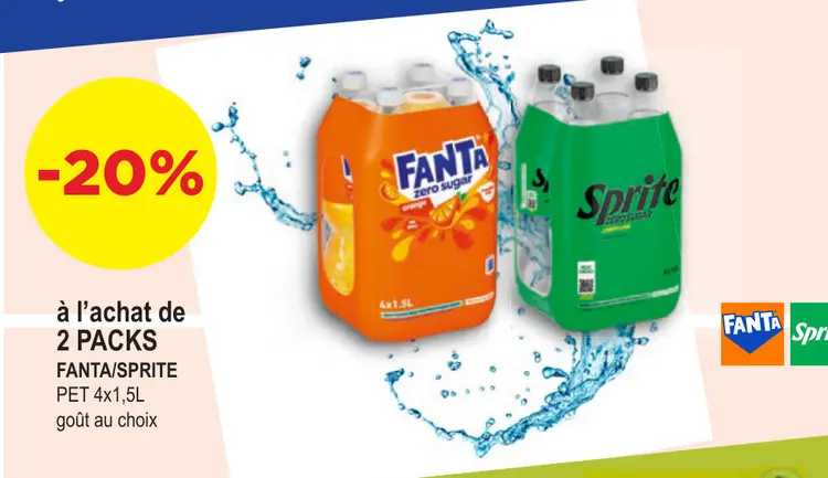 Offre: Fanta/Sprite pet
