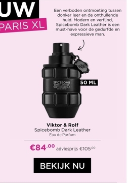 Aanbieding: Viktor & Rolf Spicebomb Dark Leather Eau de Parfum