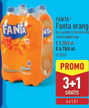 Promotie: Fanta orange
