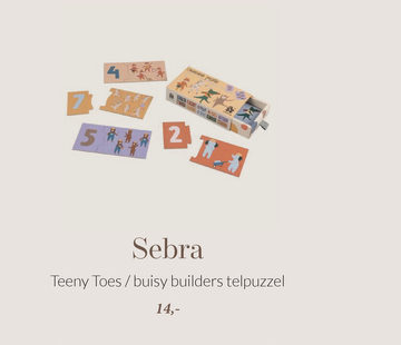 Aanbieding: Sebra Teeny Toes / Busy Builders Telpuzzel