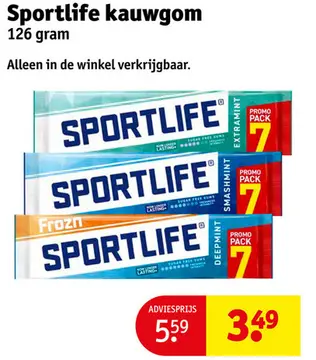 Aanbieding: Kauwgom