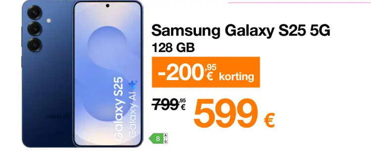 Promotie: Galaxy S25 5G